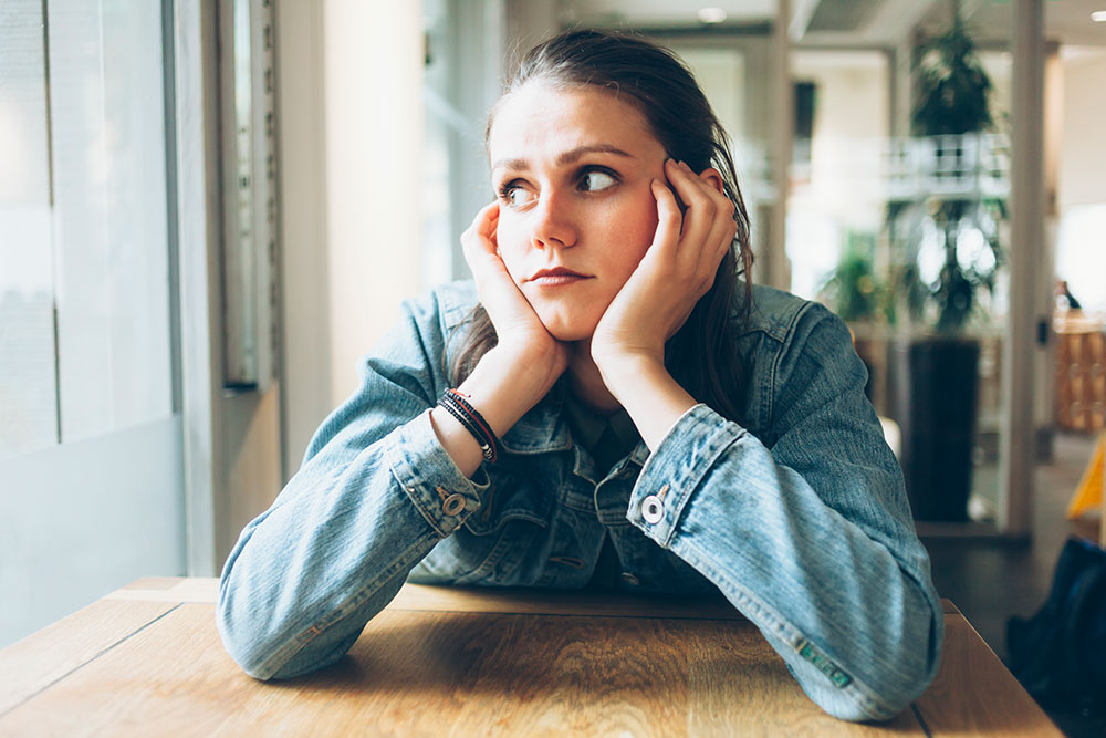 worried teen